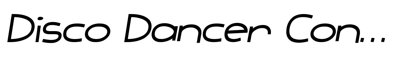 Disco Dancer Condensed Italic